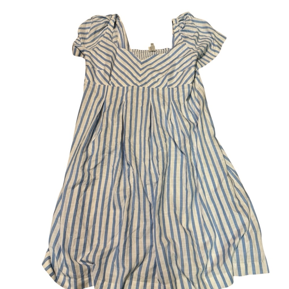 A New Day Blue and White Striped Maxi Dress - Picture 4 of 6